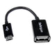 STARTECH.COM 5In Micro USB to USB Otg Host Adapter - Micro USB Male to USB a Female On-The-Go Host Cable Adapter