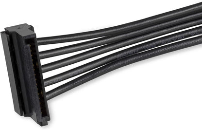 StarTech.com 15.7 in (400 mm) SATA Power Splitter Adapter Cable - M/F - 4x Serial ATA Power Cable Splitter (PYO4SATA), Black