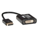Tripp Lite DisplayPort to DVI Active Adapter Cable Video Converter Displayport 1.2 DP2DVI 6in (P134-06N-DVI-V2), Black DP 1.2 to DVI Active