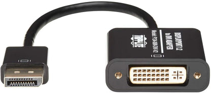 Tripp Lite DisplayPort to DVI Active Adapter Cable Video Converter Displayport 1.2 DP2DVI 6in (P134-06N-DVI-V2), Black DP 1.2 to DVI Active