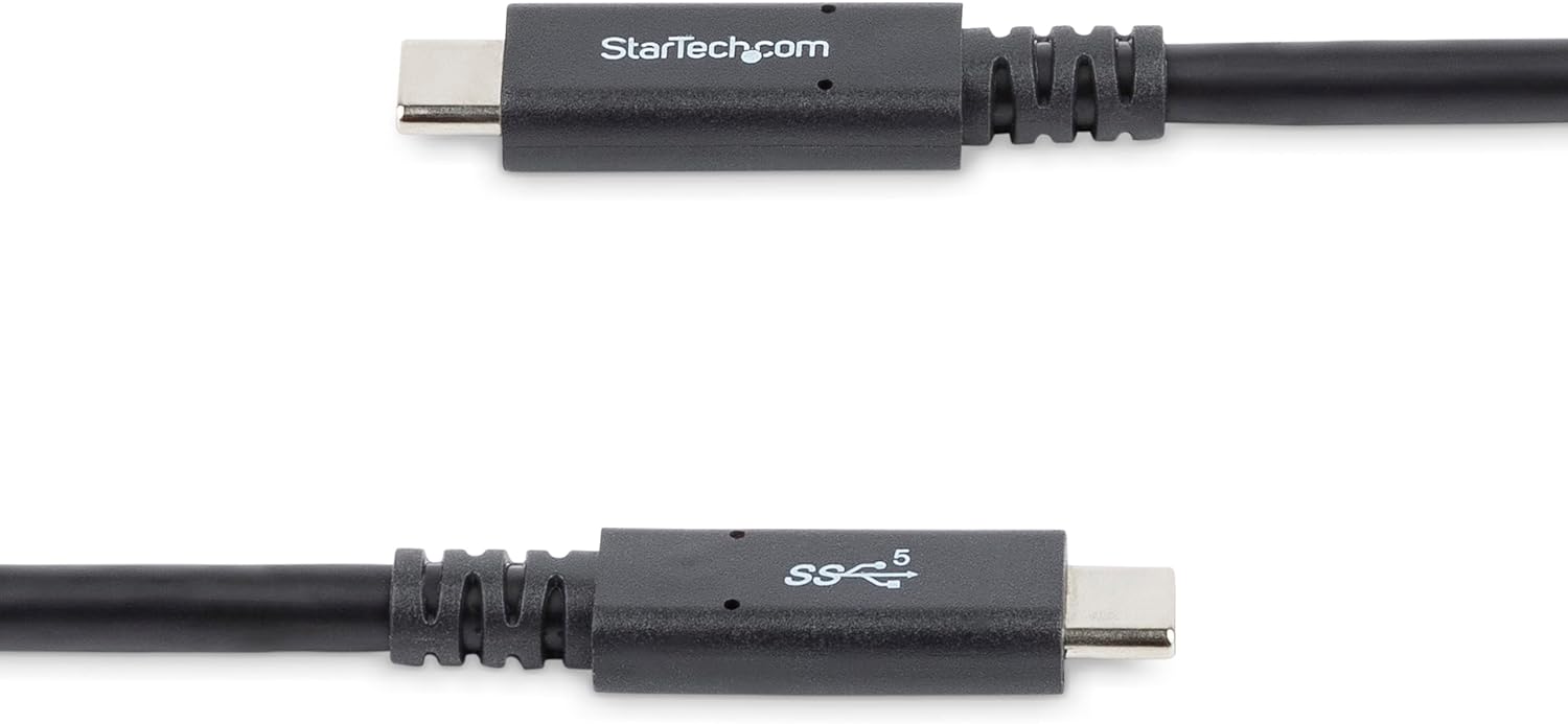 StarTech.com USB C to USB C Cable - 6 ft / 1.8m - 5A PD - USB-IF Certified - M/M - USB 3.0 5Gbps - USB C Charging Cable - USB Type C Cable (USB315C5C6