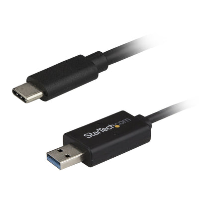 StarTech.com USB C to USB Data Transfer Cable, Mac / Windows, USB 3.0, Windows Easy Transfer Cable, Mac Data Transfer, 2m (6ft) (USBC3LINK