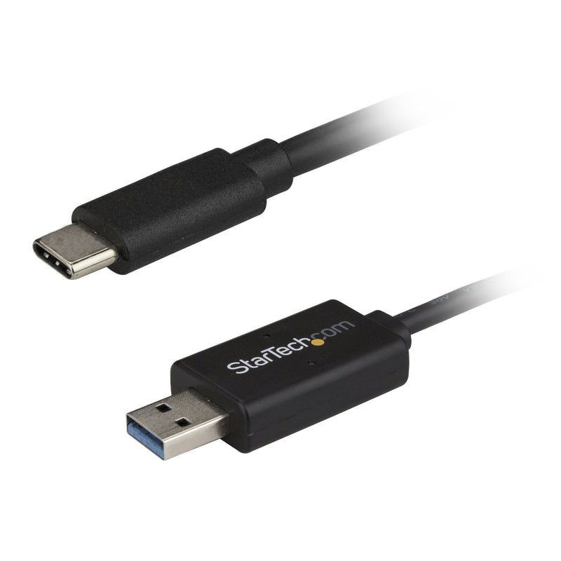 StarTech.com USB C to USB Data Transfer Cable, Mac / Windows, USB 3.0, Windows Easy Transfer Cable, Mac Data Transfer, 2m (6ft) (USBC3LINK