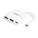 StarTech.com USB-C to HDMI Adapter - White - 4K 30Hz - Thunderbolt 3 Compatible - with Power Delivery (USB PD) - USB C Dongle (CDP2HDUACPW