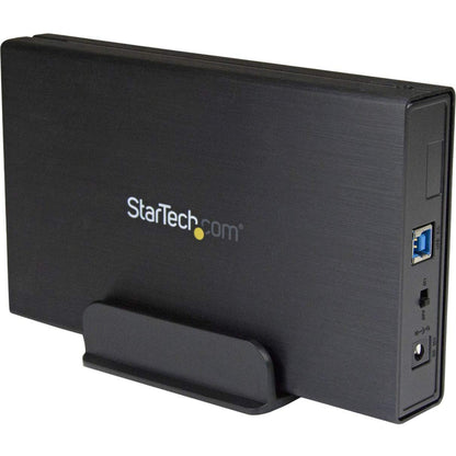 Startech.com Box Esterno per Disco Rigido Sata Iii Da 3,5" Usb 3.0 Nero con Uasp per Sata 6 Gbps, Hdd Esterno Portatile 3.5in USB 3.0 SATA III w/UASP