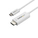StarTech.com (2m/6.6ft) USB C to HDMI Cable - 4K 60Hz USB Type C to HDMI 2.0 Video Adapter Cable - Thunderbolt 3 Compatible - Laptop to HDMI Monitor/Display - DP 1.2 Alt Mode HBR2 White (CDP2HD2MWNL) 6.6 feet