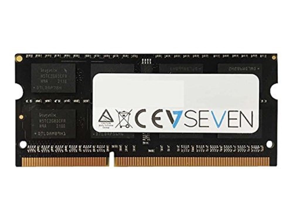V7 V7128008GBS-LV V7 8GB DDR3 PC3-12800 - 1600mhz 1.35V SO DIMM Notebook Memory Module - V7128008GBS-LV 8GB DDR3 PC3-12800 204PIN 1.35V DDR3 Laptop