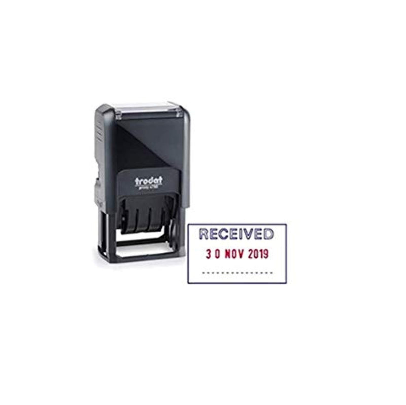 Trodat EcoPrinty 4750/L1 Dater Stamp - Received