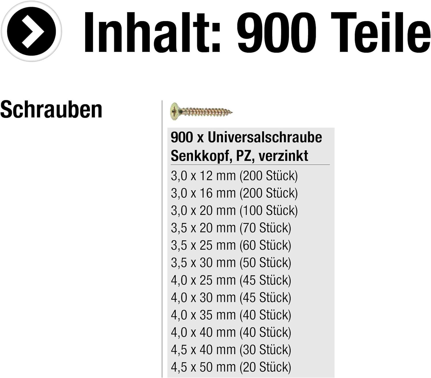 Universalschr Sortimentsk 900t