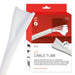 LABEL THE CABLE Flexible & Durable Self-Closing Cable Tidy - Can be Cut - Cable Sleeve for Perfect Cable Management - LTC CABLE TUBE - 2 m - White - LTC 5120 2m White