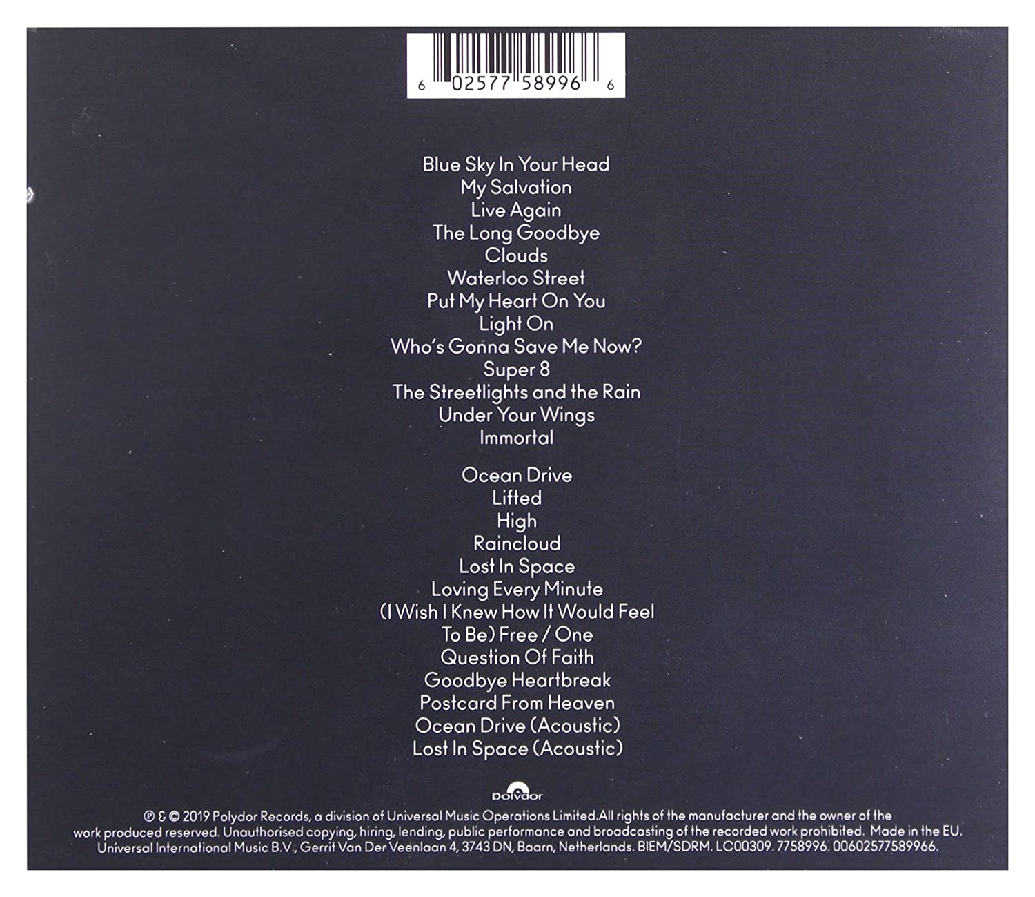 Lighthouse Family: Blue Sky In Your Head
