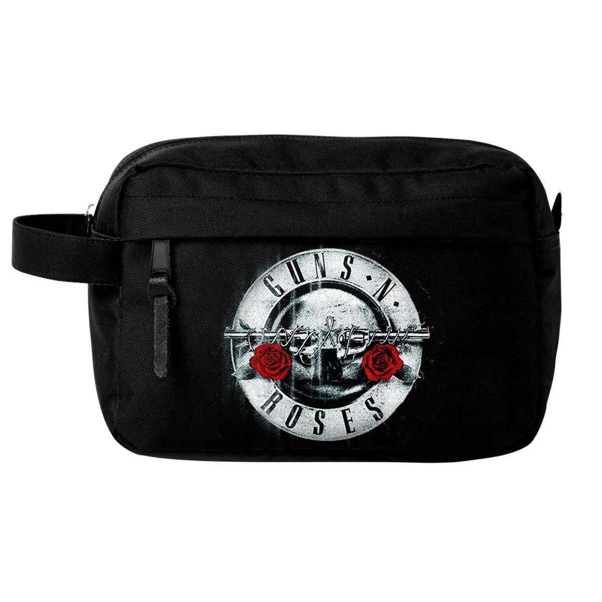 Guns N' Roses Silver Bullet Unisex Toilet Bag Black, 100% Polyester