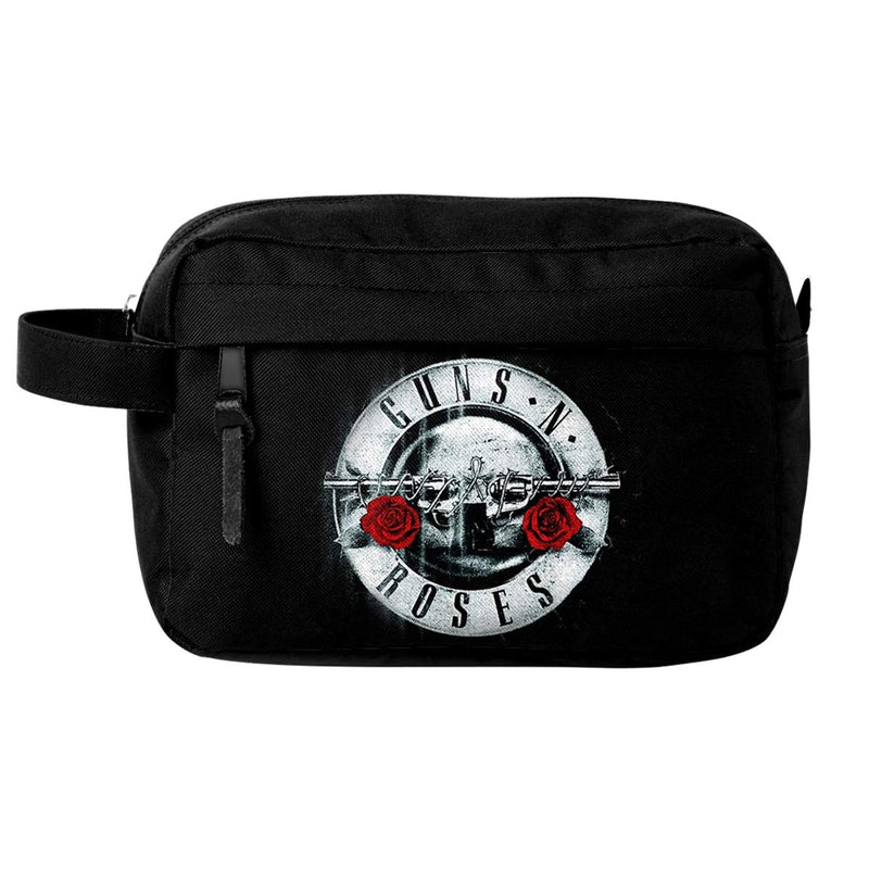 Guns N' Roses Silver Bullet Unisex Toilet Bag Black, 100% Polyester