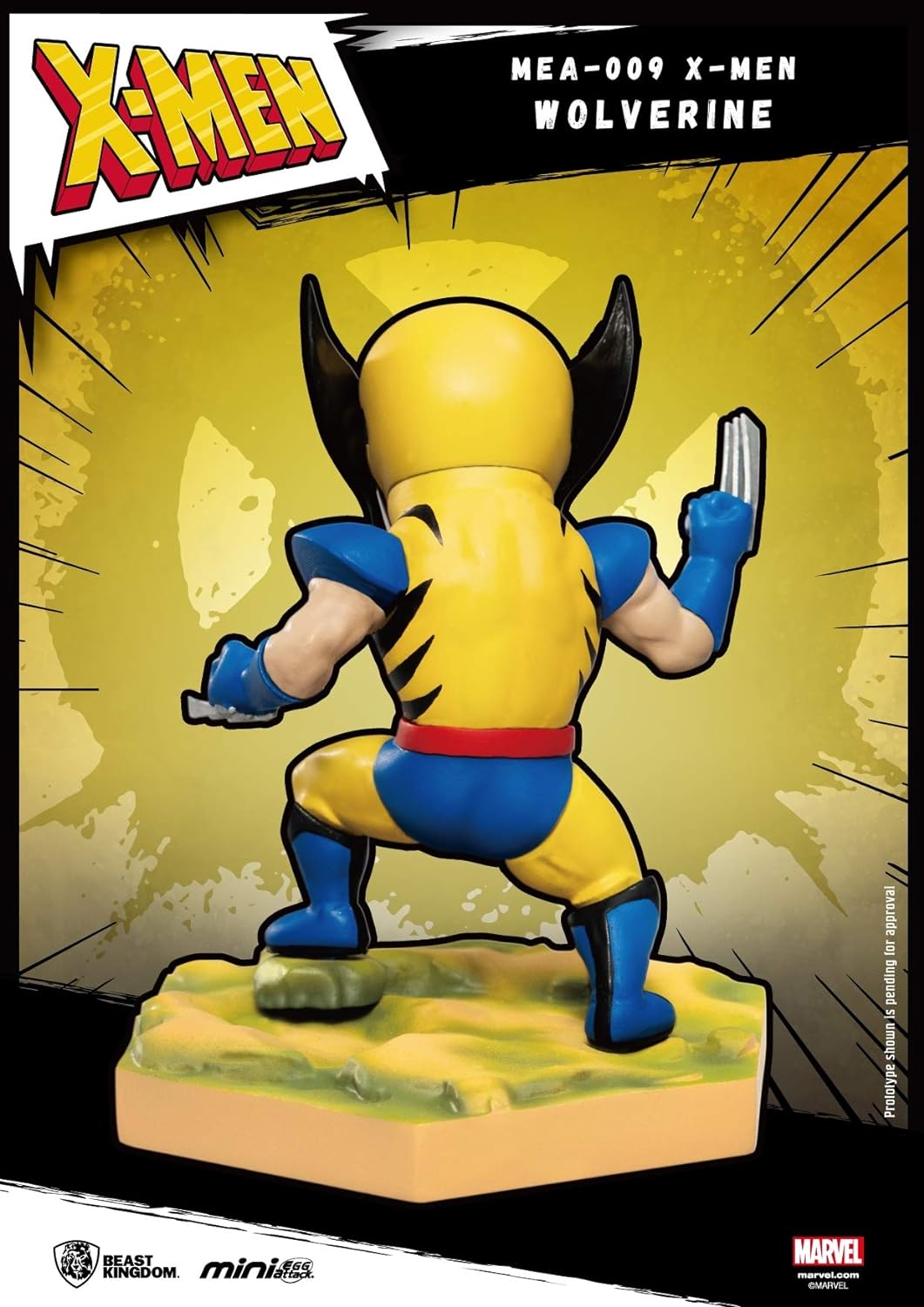 Beast Kingdom- Mini Egg Serie X-Men Minifigura Lobezno 8cm, Multicolor (OCT188483