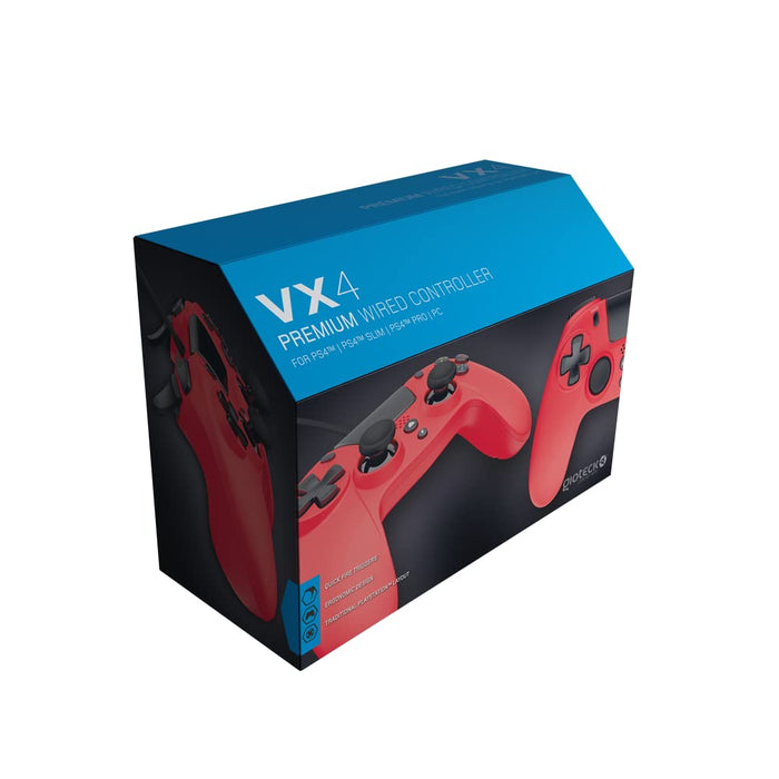 Gioteck VX4 Wired Red Controller (PS4 & PC) (PS4)
