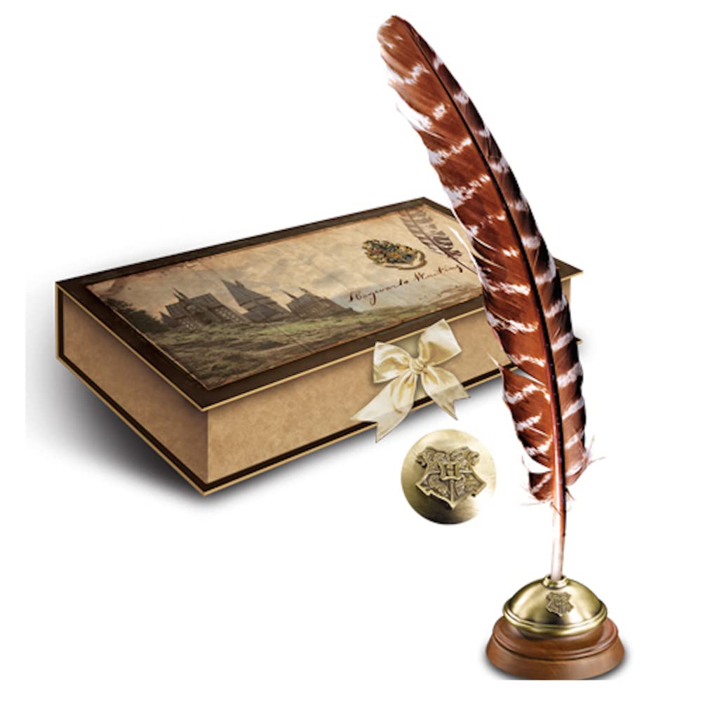 The Noble Collection Harry Potter Hogwarts Writing Quill- with Ink and Quill- Officially Licensed Harry Potter Film Set Movie Props Toys Gifts