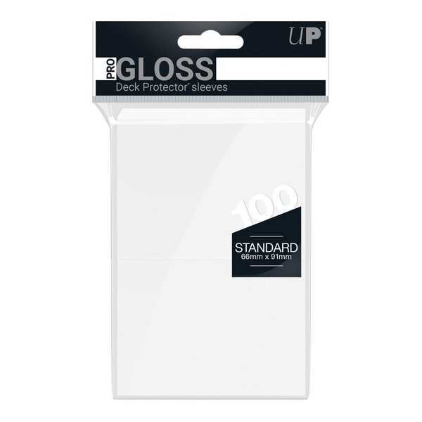 Ultra Pro SLEEVES Solid 100 Card Game (White