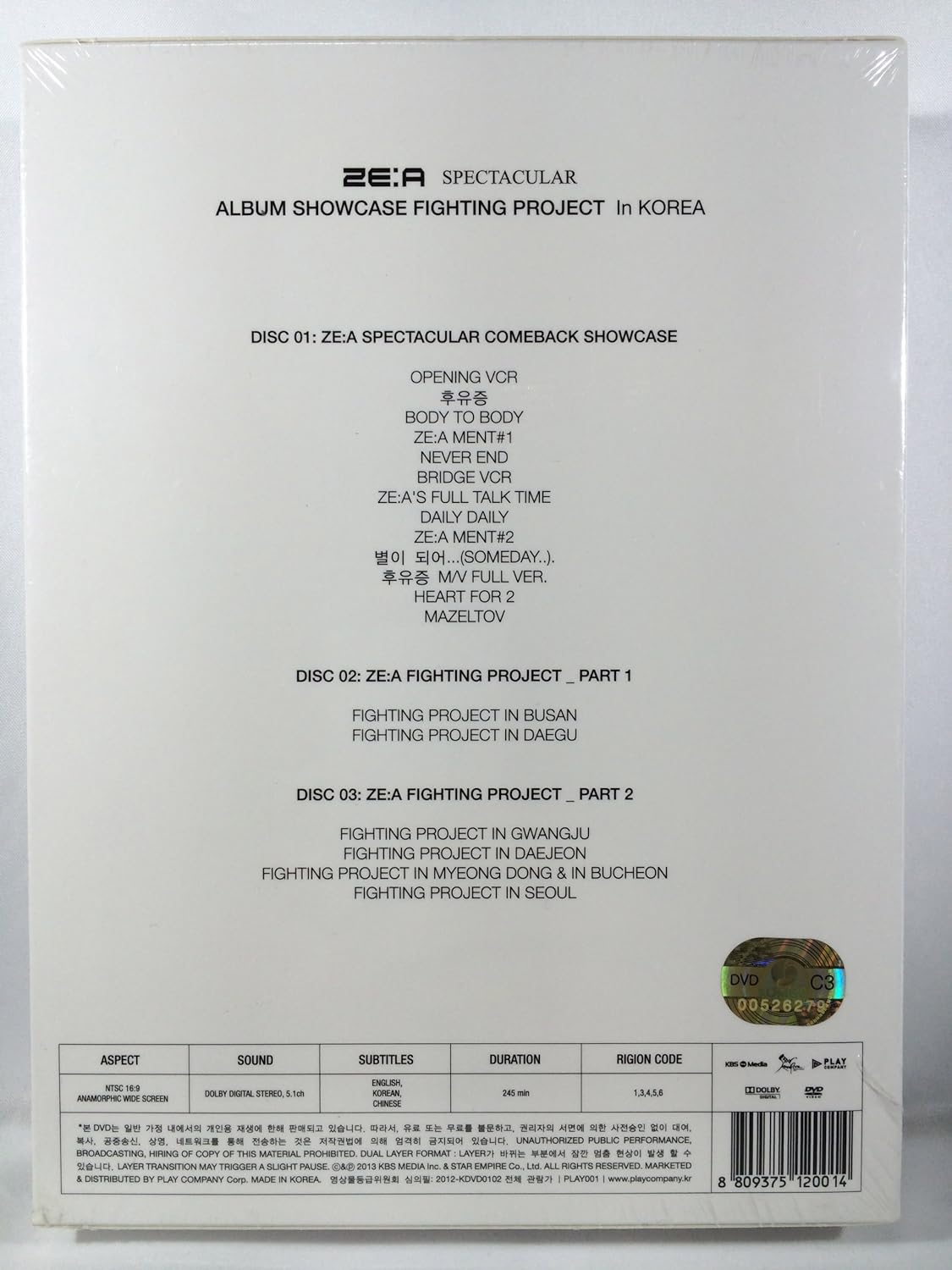 Spectacular Album Showcase Fighting Project Korea
