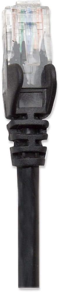 Intellinet 0.45m Cat5e - Cable de Red (0,45 m, Cat5e, U/UTP (UTP), RJ-45, RJ-45, Negro
