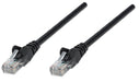 Intellinet 0.45m Cat5e - Cable de Red (0,45 m, Cat5e, U/UTP (UTP), RJ-45, RJ-45, Negro