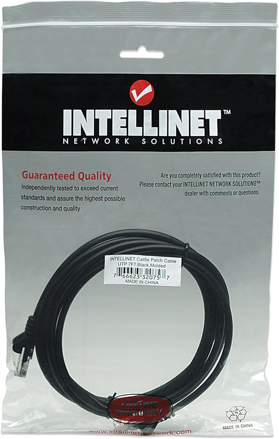 Categoría 5E UTP Patch Cable sin blindaje Negro 2 m