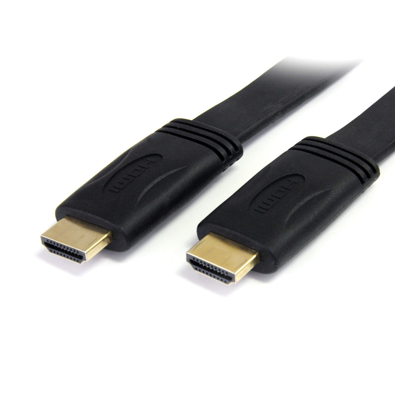StarTech.com 5m Flat High Speed HDMI Cable with Ethernet - Ultra HD 4k x 2k HDMI Cable - HDMI to HDMI M/M - Flat HDMI Cable (HDMM5MFL