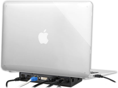 i-tec USB 3.0 Universal Laptop Docking Station for Windows and MacOS, Dual Video - HDMI and DVI, Gigabit Ethernet, Audio/Mic, 2x USB 3.0, 4x USB 2.0 Dual HD Single USB 3.0