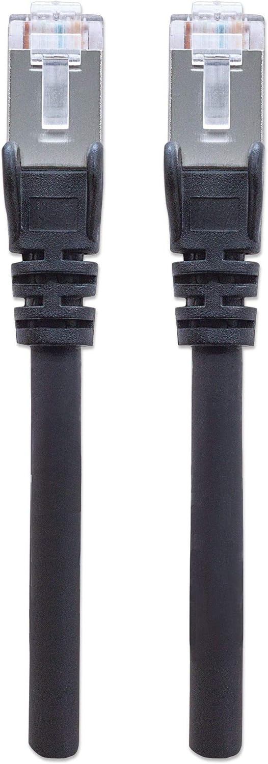 Intellinet 318761 Cable de Red Cat6A SFTP 100% Cobre RJ-45 macho/RJ-45 Macho, 1 m, Negro