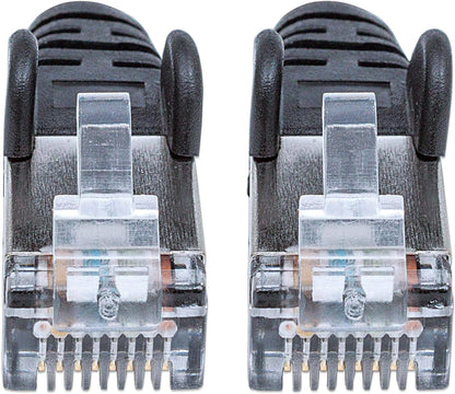 Intellinet 318761 Cable de Red Cat6A SFTP 100% Cobre RJ-45 macho/RJ-45 Macho, 1 m, Negro