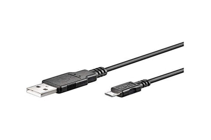 Usb-A To Micro-Usb Cable 3M- Male/Male 480Mbps (Usb 2.0) Blck