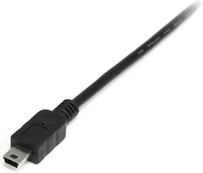 StarTech.com 1m Mini USB 2.0 Cable - 1 Meter A to Mini B - M/M - USB 2.0 A to Mini Cord (USB2HABM1M