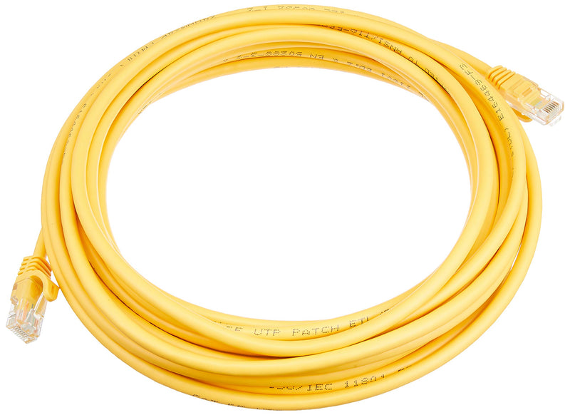 StarTech.com 7m Yellow Cat5e Patch Cable with Snagless RJ45 Connectors - Long Ethernet Cable - 7 m Cat 5e UTP Cable (45PAT7MYL
