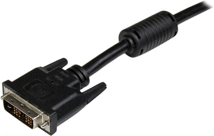 StarTech.com 2m DVI-D Single Link Cable - M/M DVI-D Monitor Cable - DVI-D 1920x1200 Cable - Video Monitor Cable M/M - Black 2 meter (DVIDSMM2M