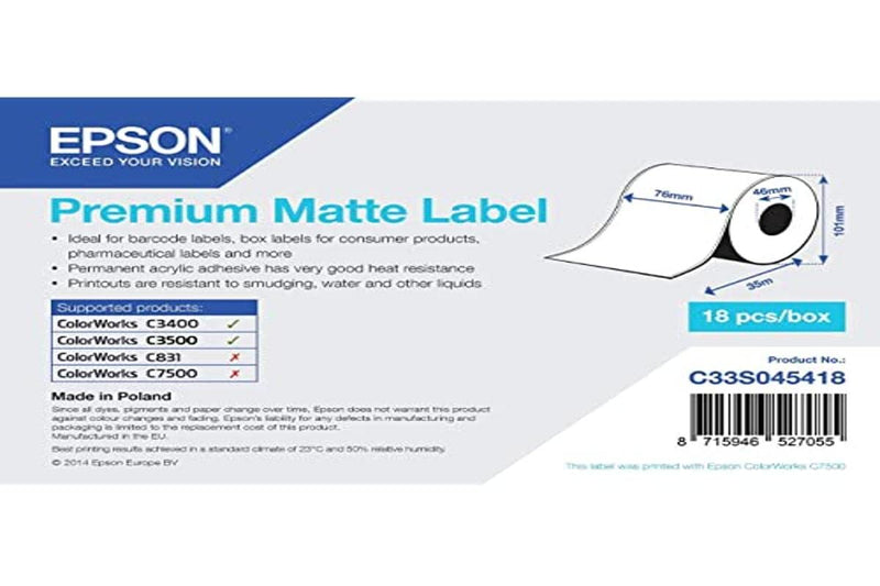 Epson TM-C3400 Label Maker