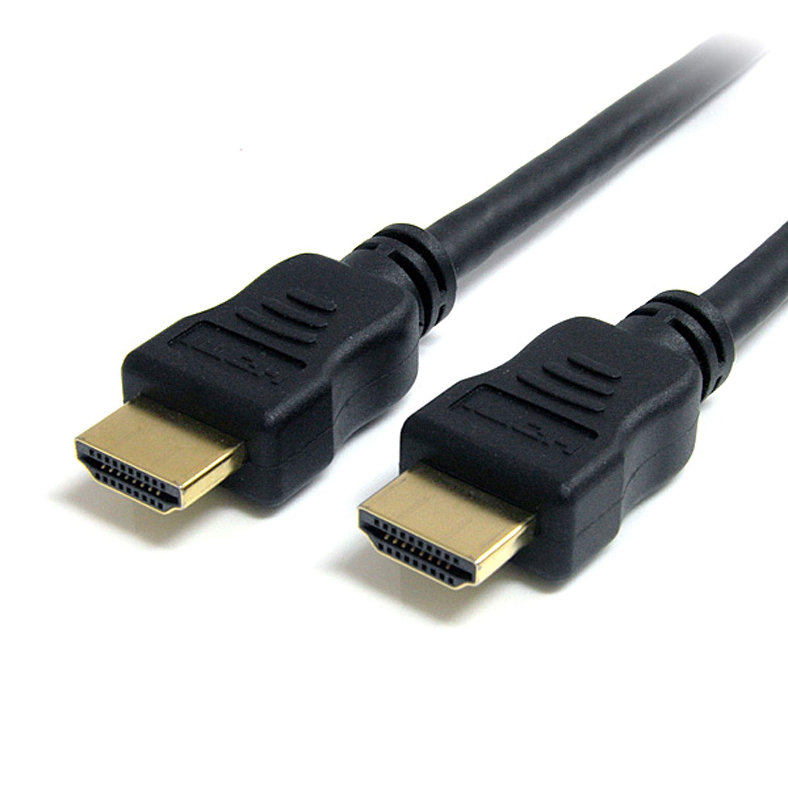 StarTech.com 3m HDMI Cable - 4K High Speed HDMI Cable with Ethernet - 4K 30Hz UHD HDMI Cord - 10.2 Gbps Bandwidth - HDMI 1.4 Video / Display Cable M/M 28AWG - HDCP 1.4 - Black (HDMM3MHS