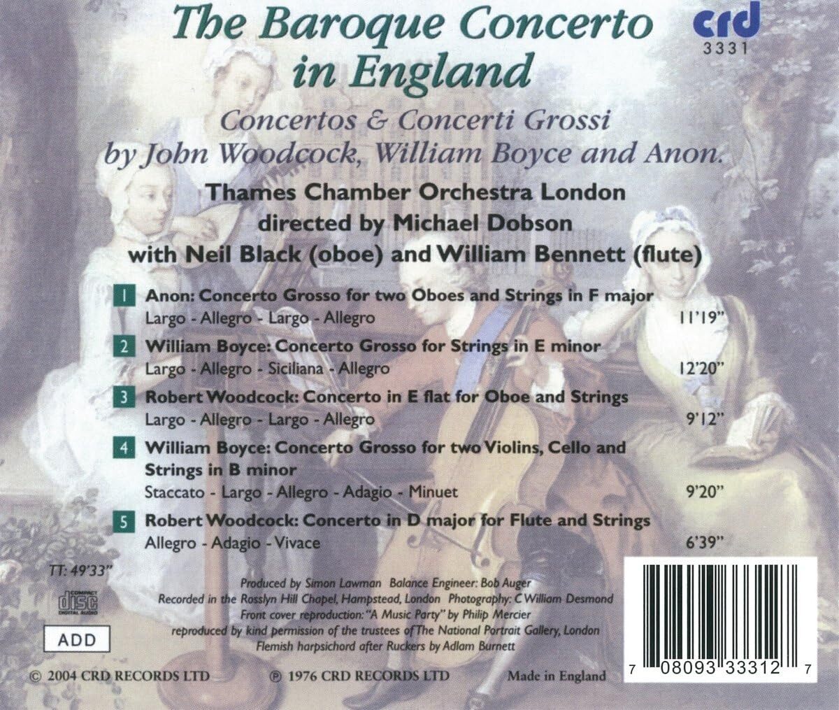 The Baroque Concerto in England