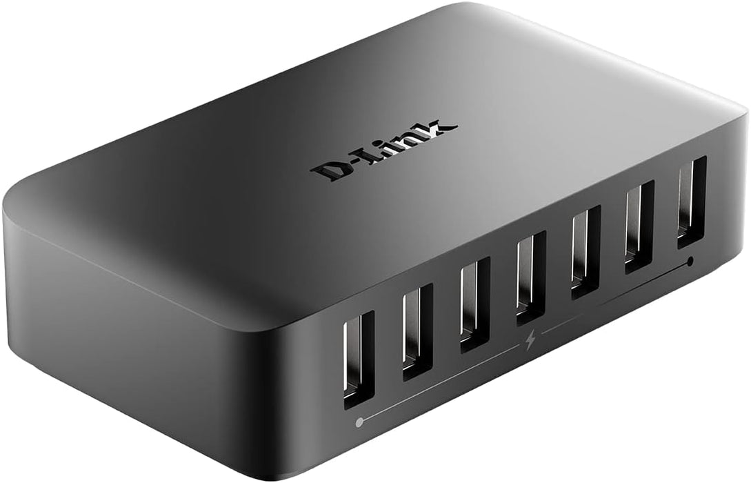 D-Link DUB-H7/B 7-Port USB 2.0 Hub - UK Version USB 7 in 1