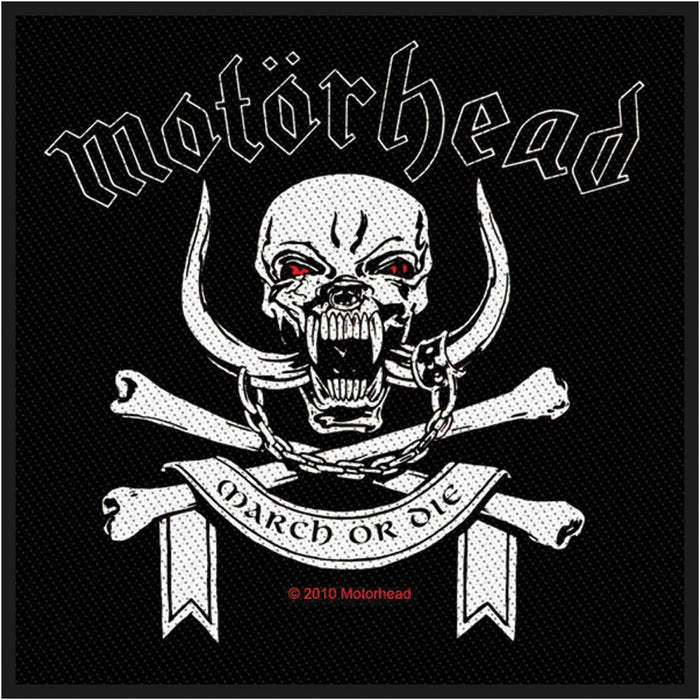 Motorhead March or Die war pig new Official woven Patch (10cm x 10cm)