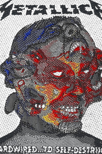Metallica Hardwired.to self-destruct Unisex Patch, One Size Standard