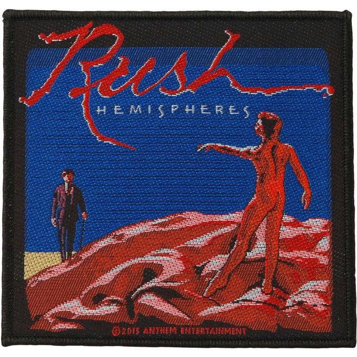 RUSH - Aufnäher Patch - Hemispheres 10x10cm