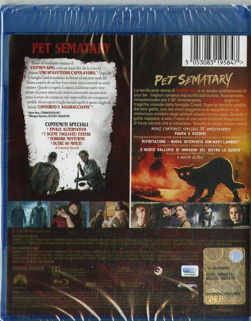 Pet Sematary Collection (2 Blu-Ray)