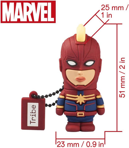 USB stick 16 GB Captain Marvel - Original Marvel 2.0 Flash Drive, Tribe FD016507