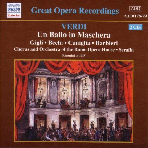 Un Ballo in Maschera (Chorus and Orch Rome Opera, Serafin)