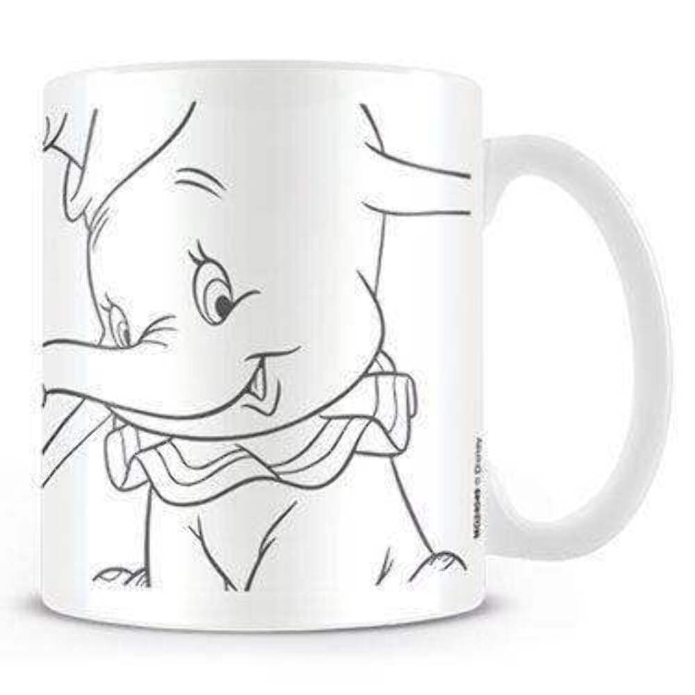 Dumbo Line Tasse Standard, Mehrfarbig, 1 Stück (1er Pack