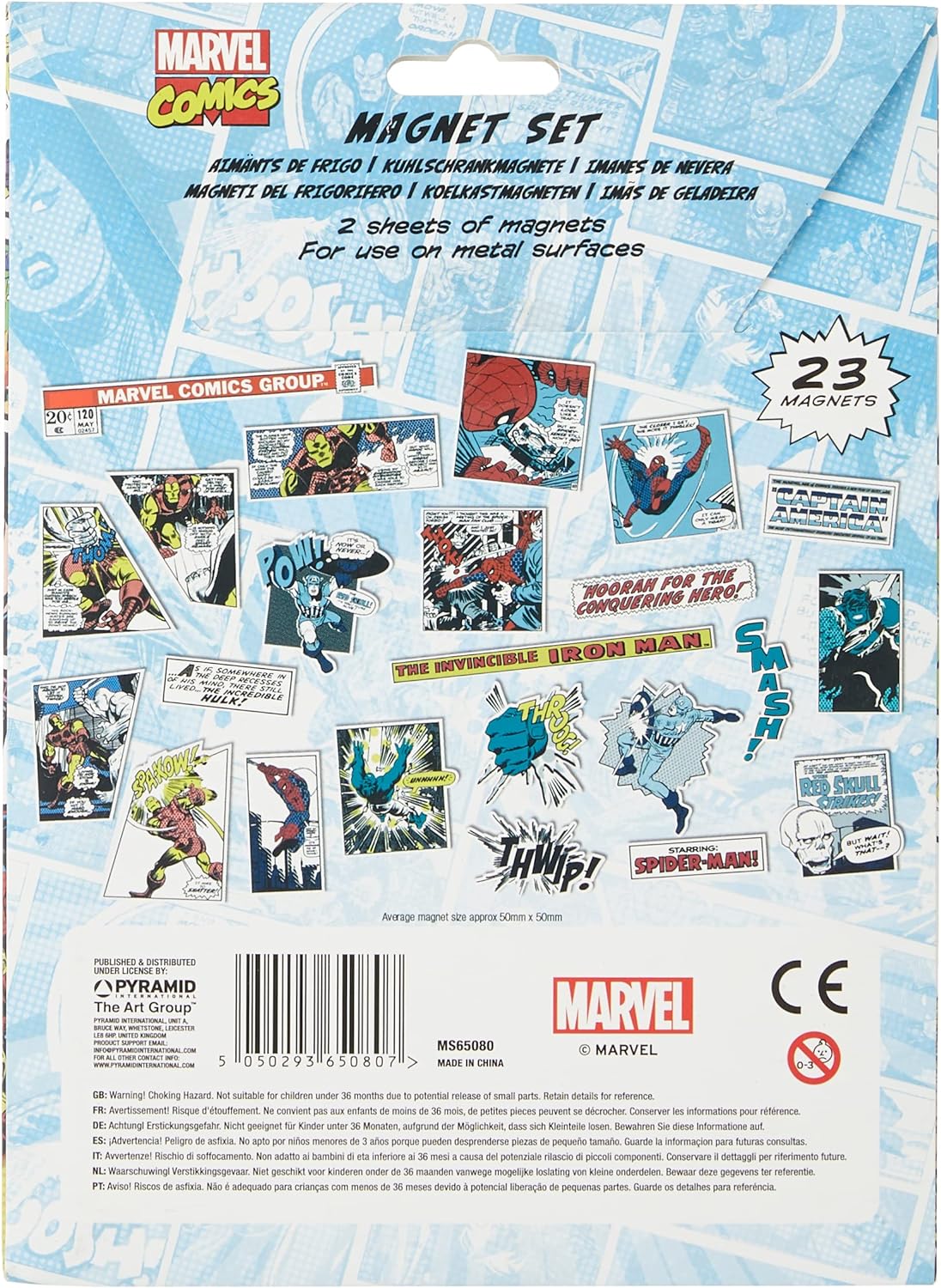 Marvel: Pyramid - Comic Heroes (Magnet Set / Set Magneti)