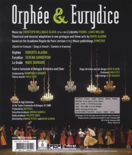 Gluck: Orphee & Eurydice (Alagna, Gamberoni, Barrard/Bologna/Bisanti)