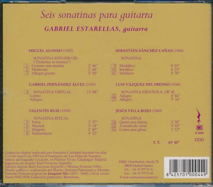 Gabriel Estarellas-Seis Sonatinas Para Guitarra