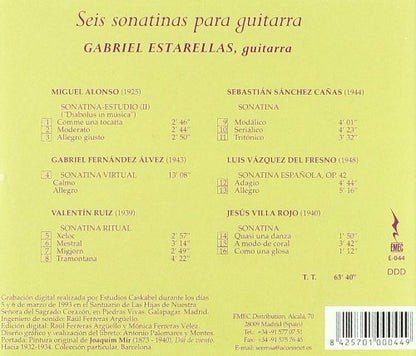 Gabriel Estarellas-Seis Sonatinas Para Guitarra