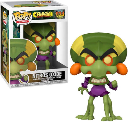 Funko Pop! Games: Crash Bandicoot - Nitros Oxide Funko 43345 POP. Vinyl Games: Crash Bandicoot-Nitros Oxide Collectible Figure, Multicolour