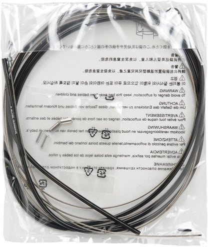 Shimano Road brake cable set with stainless steel inner wire, black